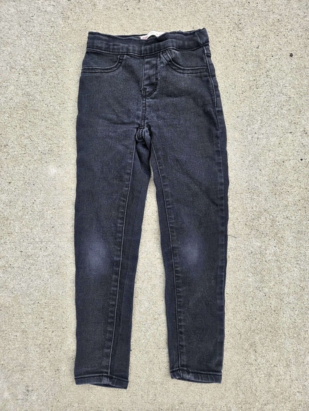 Levi's Pull-On Jeggings Girls 6 Black